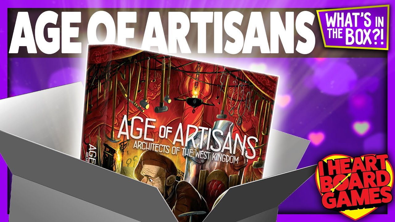 Age of Artisans (Architects of the West Kingdom Expansion) Unboxing : What&rsquo;s in the box?!