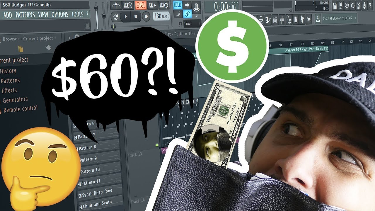 Making An EDM Trap Beat On A $60 Budget (FL Studio 12)