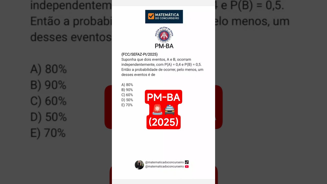 Concurso PMBA 2025 🚨 | Pol&iacute;cia Militar da Bahia