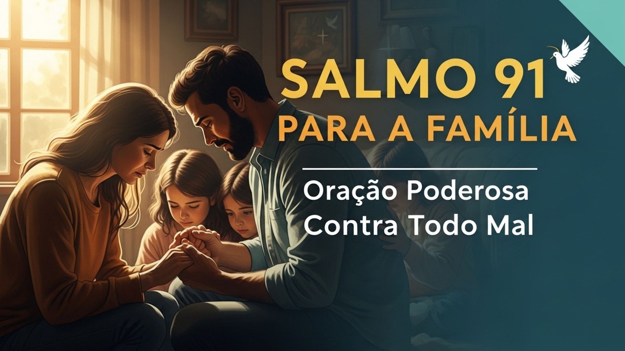 ✝️🙏 ORAÇÃO PODEROSA DO SALMO 91 PELA FAMÍLIA Proteção Divina, Quebra de Maldições e Bênçãos Abundan