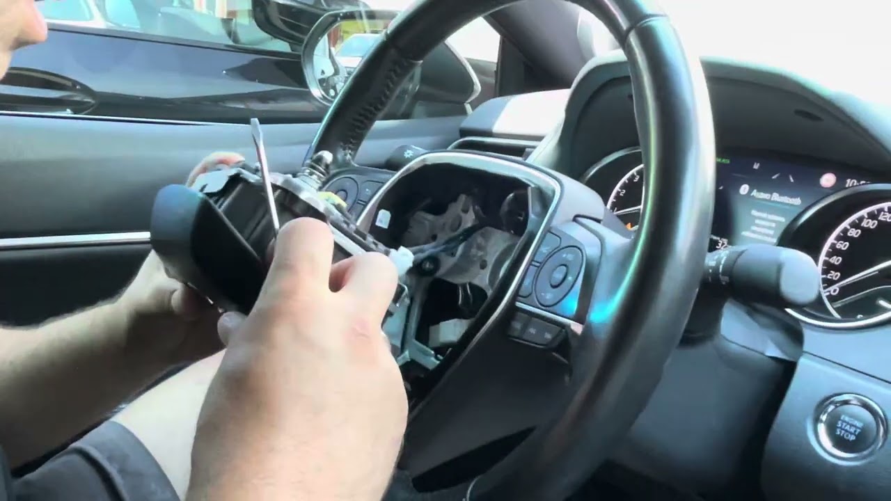 Как снять руль на Toyota Camry 70 / Тойота Камри 70 / Как снять подушку Тойота Камри