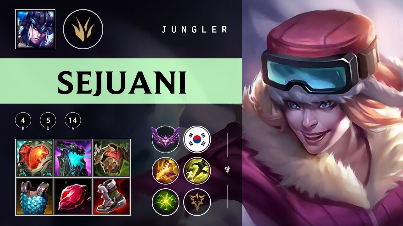 Sejuani Jungle vs Kayn - KR Master Patch 25.22