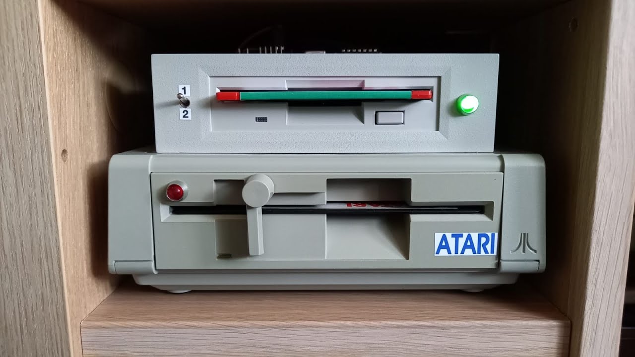 Floppy ATARI XF551 with Hyper XF OS, Hi-Speed 57000 Baud