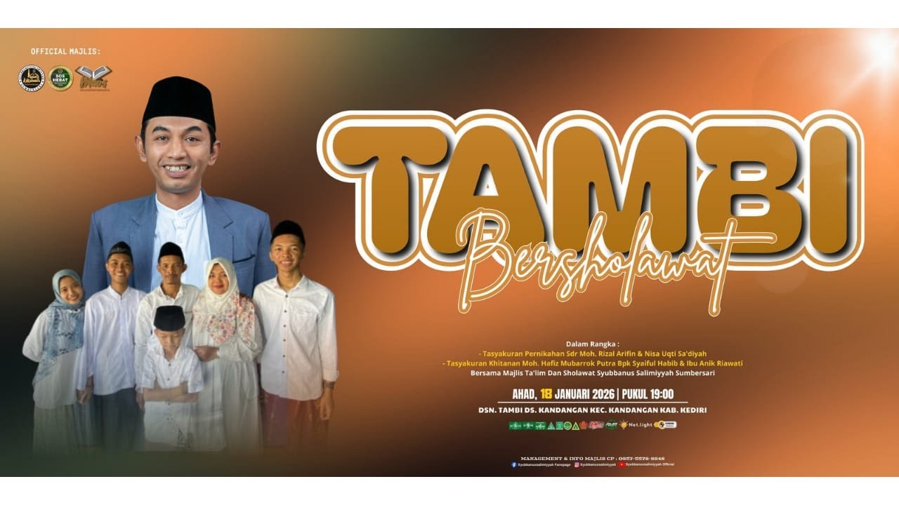 🔴TAMBI BERSHOLAWAT BERSAMA MAJLIS TA`LIM & SHOLAWAT SYUBBANUSSALIMIYYAH SUMBERSARI KENCONG KEPUNG