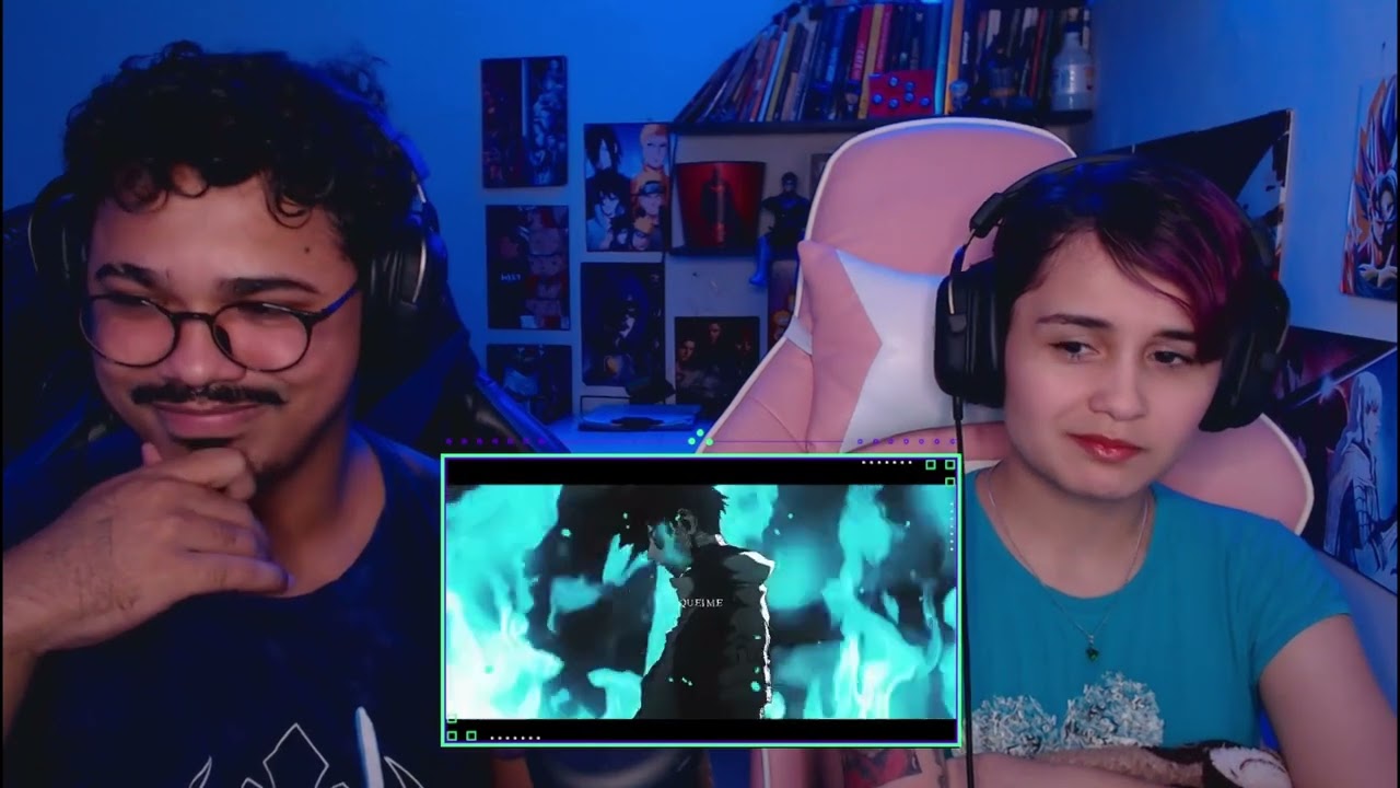 REACT Dabi | Fruto Podre | AniRap | REACT COM A NAMORADA