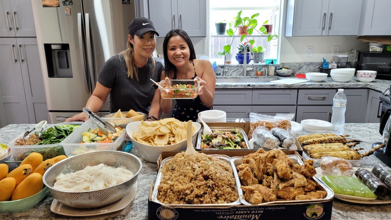 BBQ Khmer Food With Family