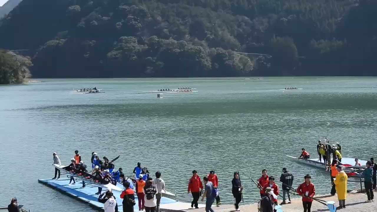 第36回全国高等学校選抜ローイング大会　No.２３　男子舵手付きクォドルプル　予選３組　2025.3.22
