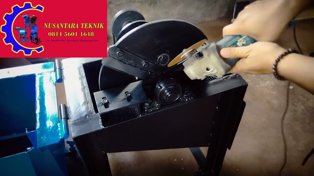 TUTORIAL MENGASAH PISAU MESIN CACAH #NTberkarya