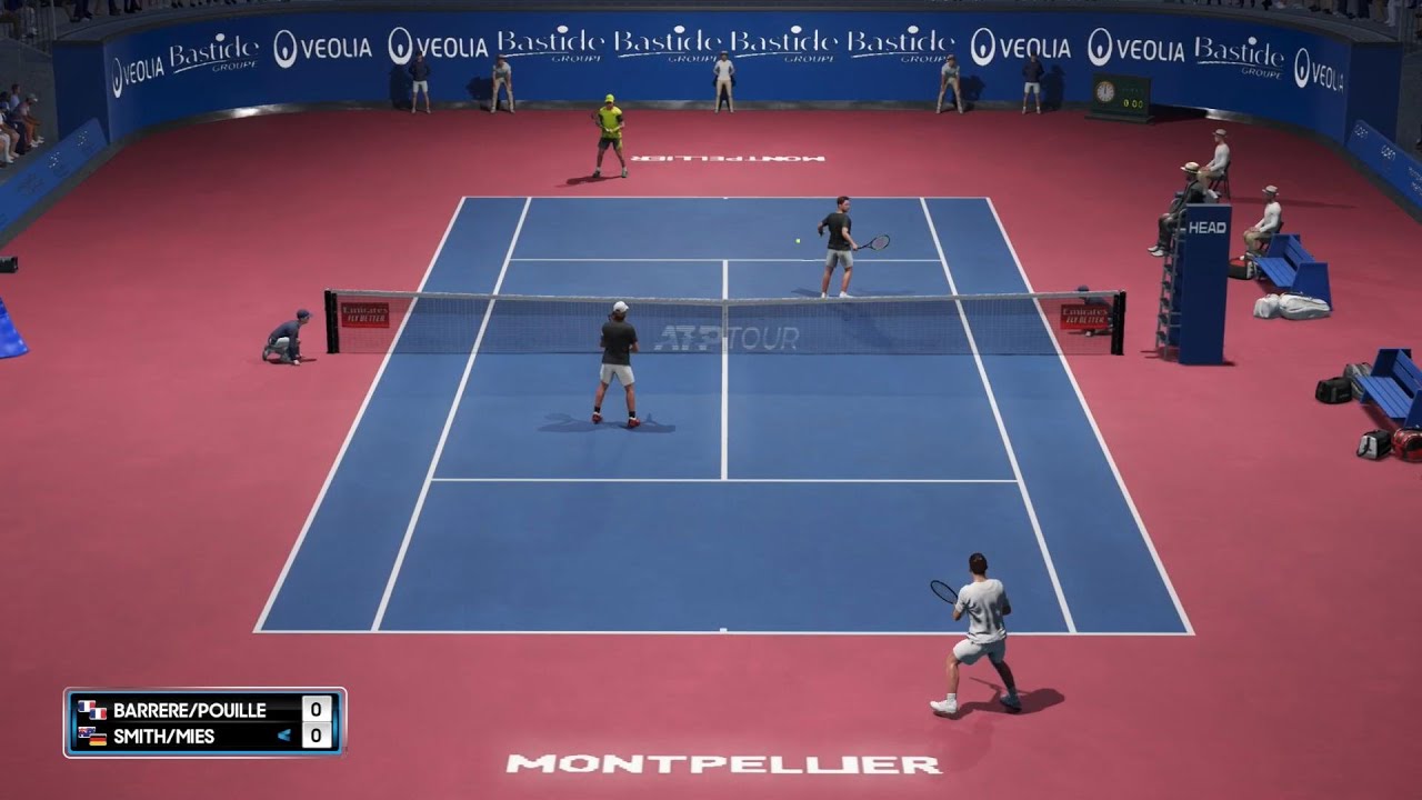 Lucas Pouille/Gr&eacute;goire Barr&egrave;re vs John-Patrick Smith/Andreas Mies - Open Sud de France - Round of 16