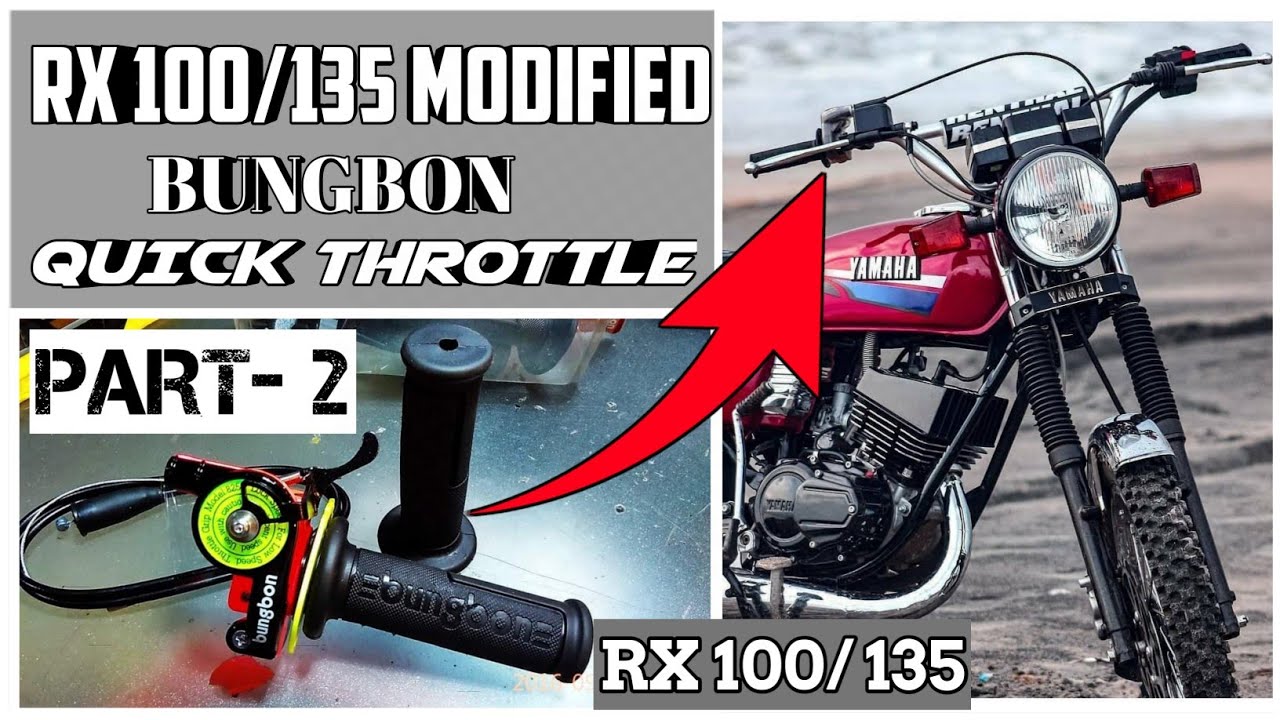 Bung bon lock type quick throttle பொருத்துவது எப்படி!....?easy way to fitting quick throttle,#rx100