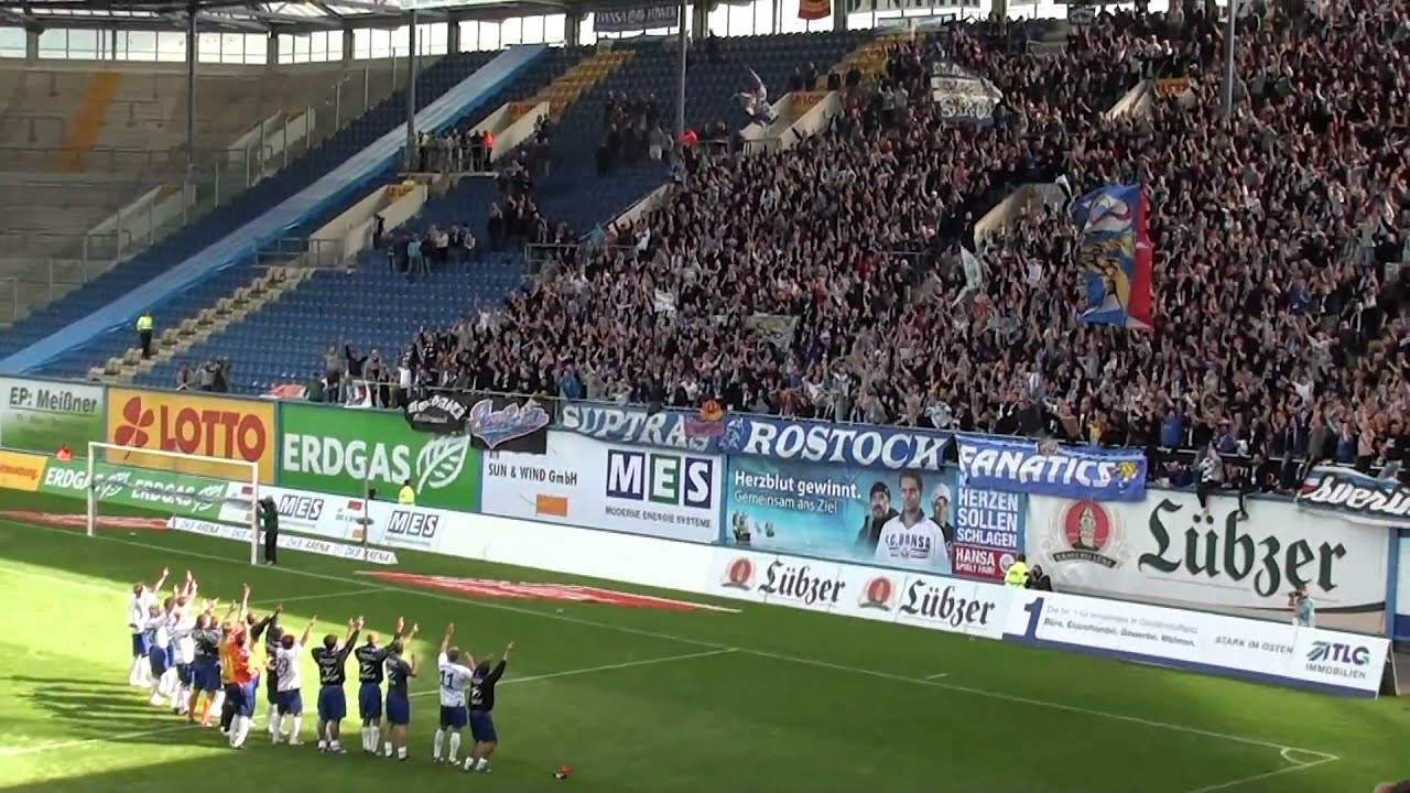7:2 FC Hansa Rostock vs Unterhaching , Der Schluss !