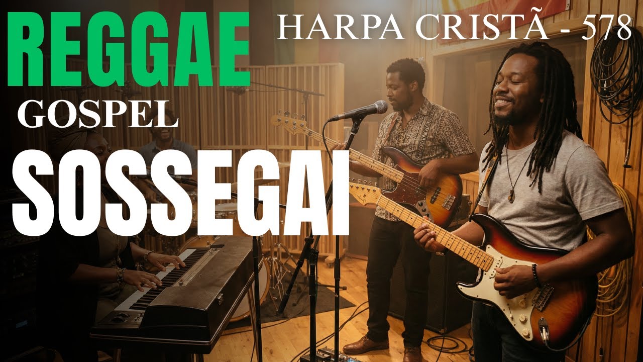 Reggae Gospel - Hino da Harpa Cristã 578  “SOSSEGAI