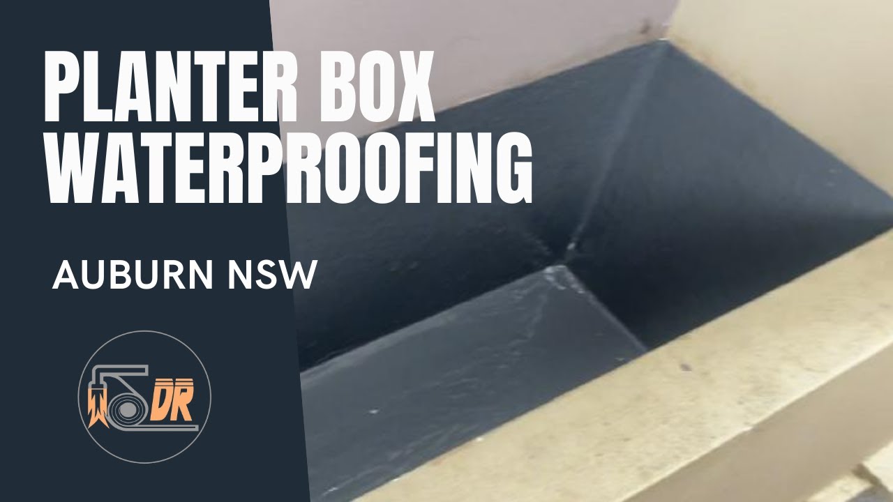 Planter Boxes Waterproofing With Liquid Membrane