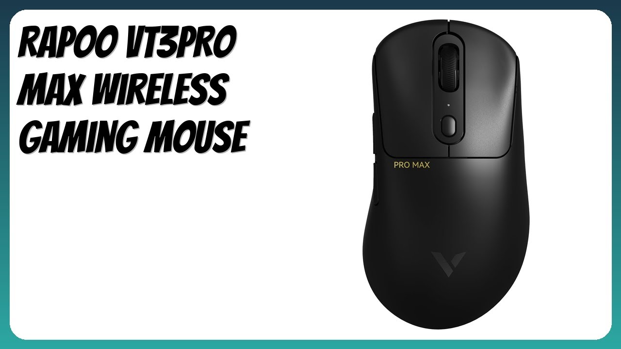 REVIEW (2026): Rapoo VT3PRO MAX Wireless Gaming Mouse. Features