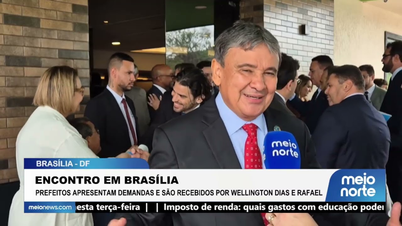 Prefeitos apresentam demandas e são recebidos por Wellington Dias