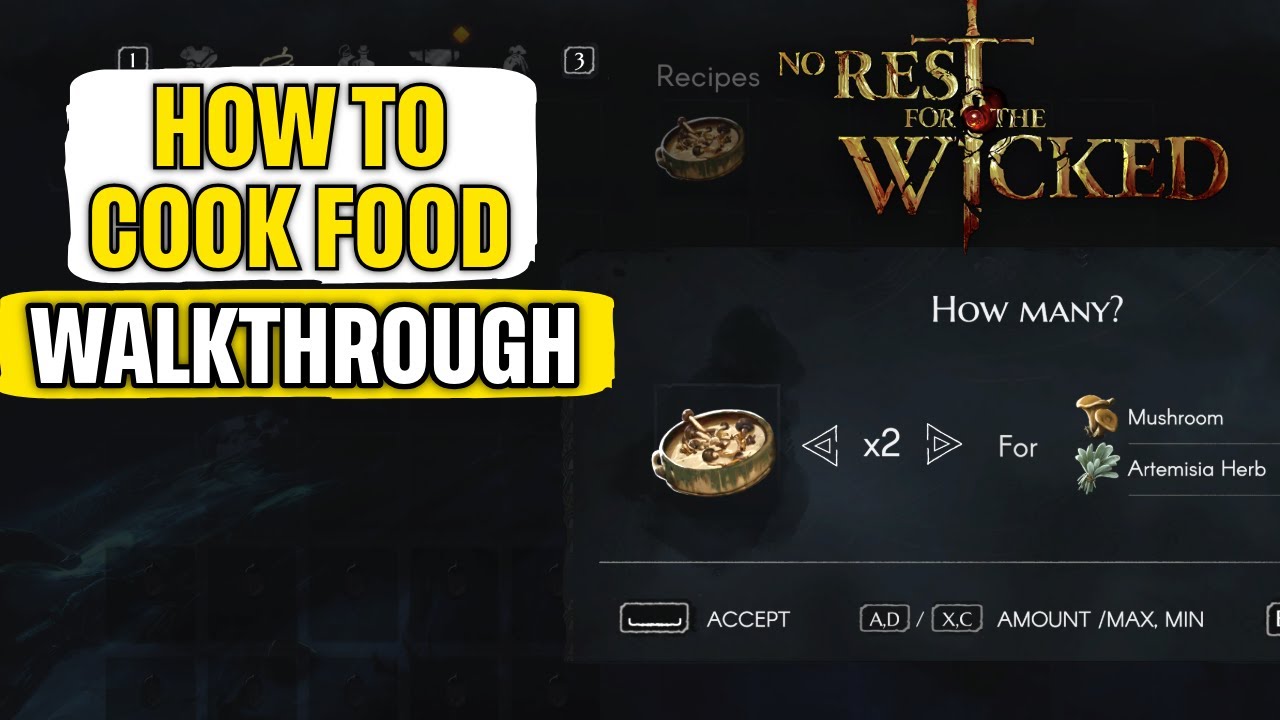 How to Cook Food in No Rest for the Wicked Quick Guide
