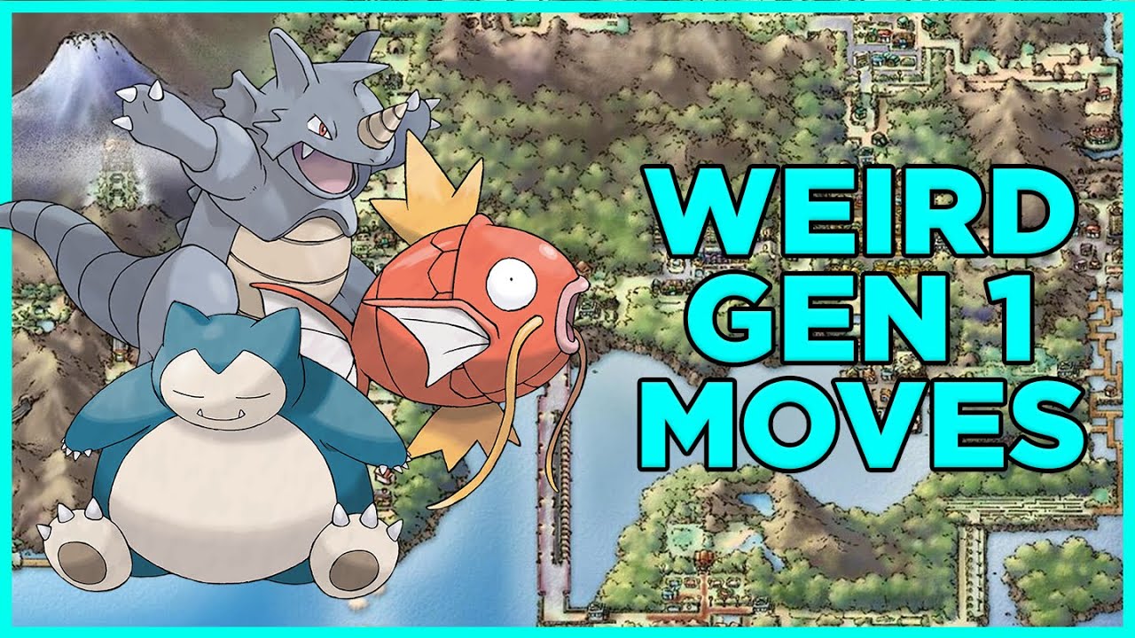 Weird Moves in Pokemon Generation 1