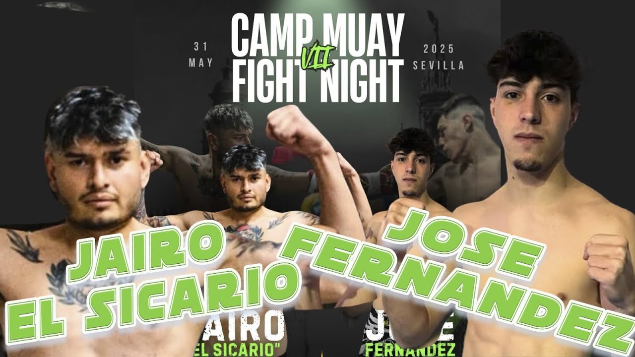 Muay Thai en Sevilla Combate explosivo con Sorpresa!! Jairo "el sicario" VS "Jose Fernandez"