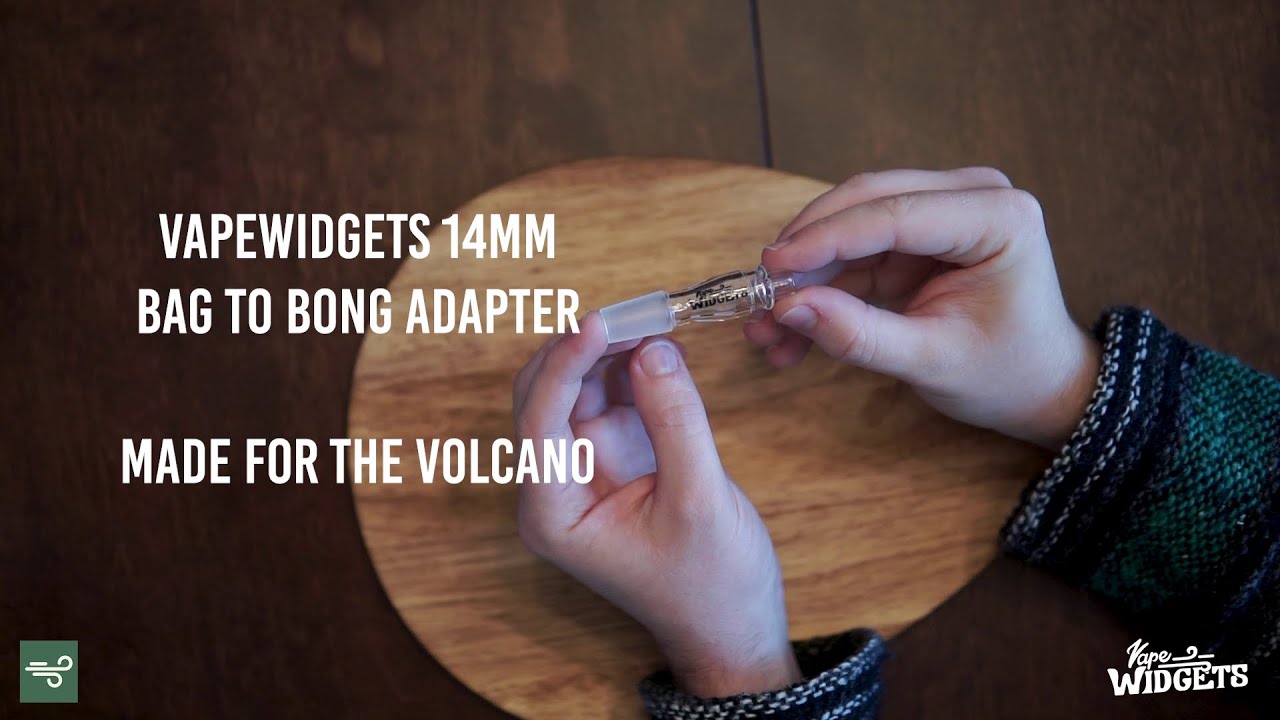 14mm Bag to Bong Adapter - Storz and Bickel Volcano Accessory - VapeWidgets