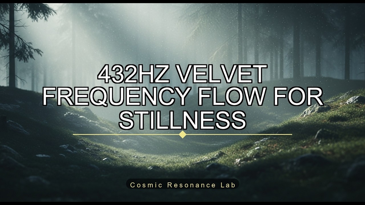 432Hz Velvet Frequency Flow for Stillness | Deep Healing Meditation Music