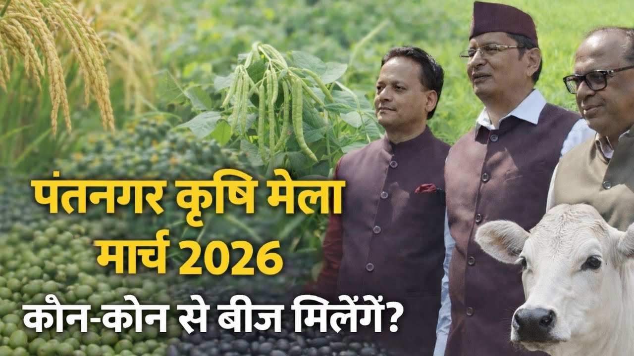 धान, अरहर, मूंग और उड़द के कौन-कौन से उन्नत बीज उपलब्ध होंगे। #पंतनगर_कृषि_मेला मार्च 2026 #धान