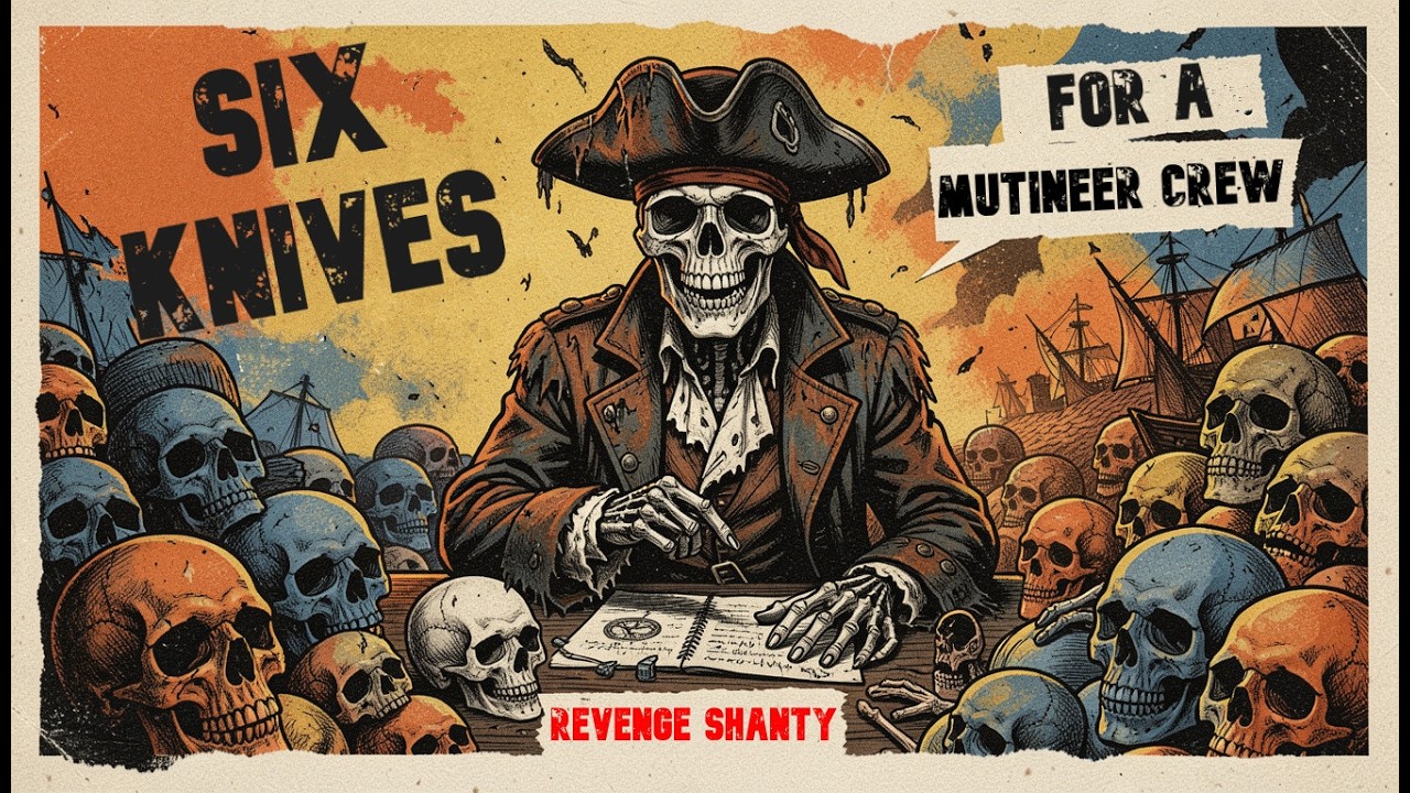 Six knives for a mutineer crew - Revenge Shanty
