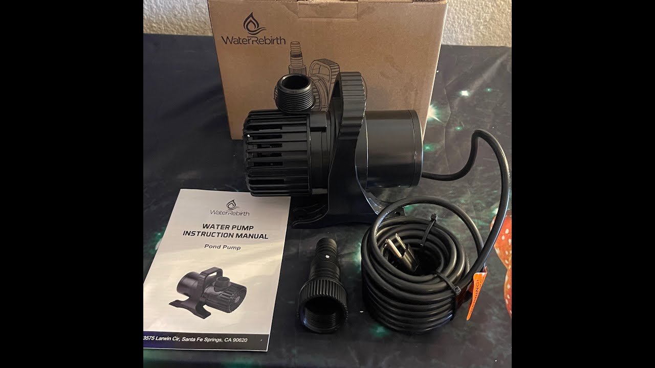 High Flow Submersible Fresh Water Pump 2900GPH-155W By:  #WaterRebirth