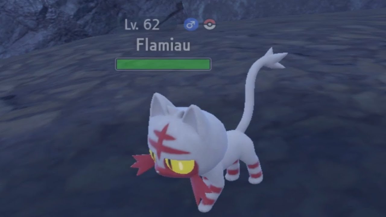 Shiny Flamiau / Shiny Litten | #pokemonkarmesinpurpur #pokemonshinyhunting #shinylivingdex
