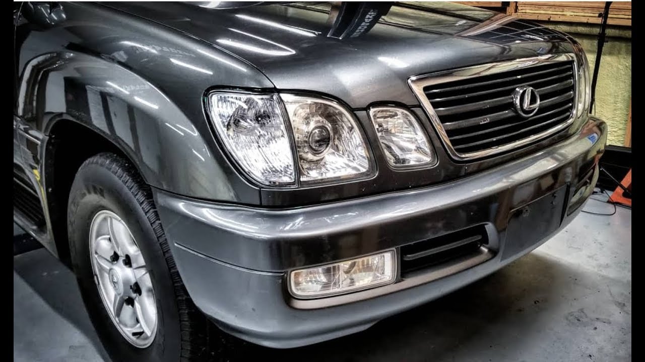 Lexus LX470 Clear Corner Lights w/LEDs Install