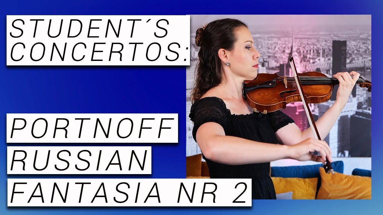 Leo Portnoff: Russian Fantasia No 2 - violin + piano