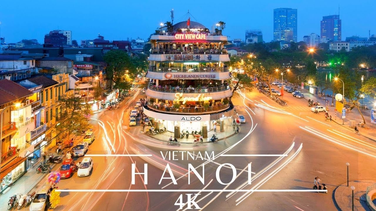 Hanoi 4K Drone 🇻🇳 Timelapse - Hanoi Vietnam