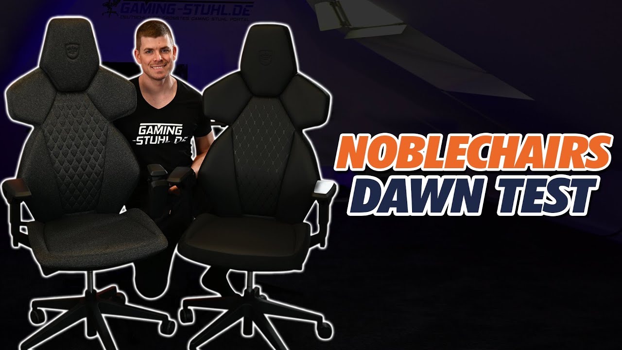 noblechairs DAWN Test - Made in Italy & erstmalig mit Synchronmechanik & weichen Polstern
