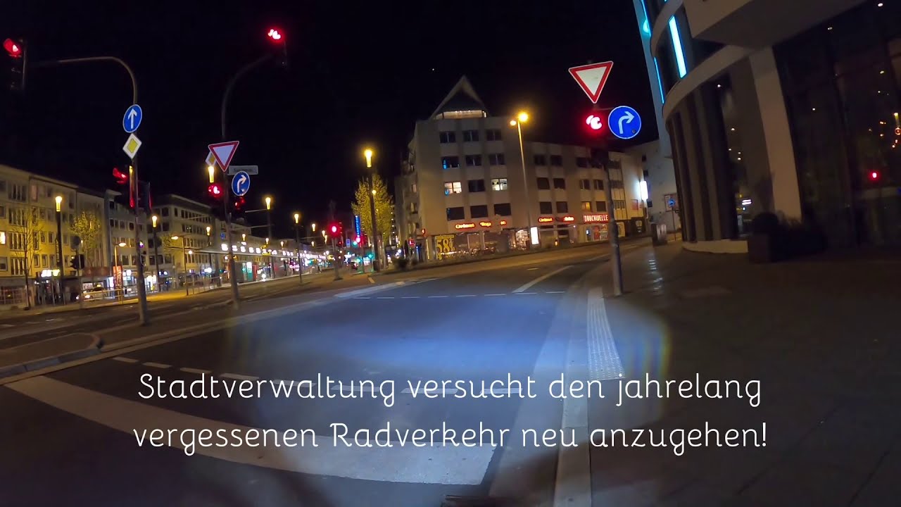 MTB City-Nightride - Bonn bei Nacht während Corona-Zeit