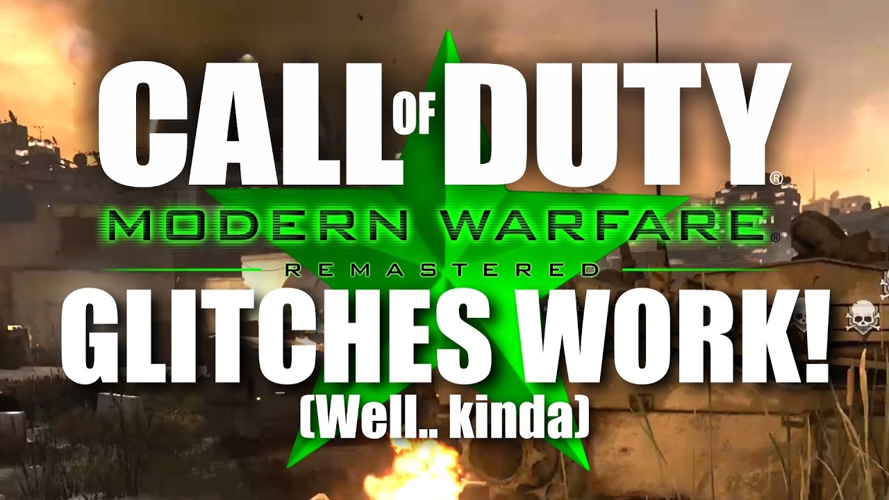Modern Warfare Remastered OLD SCHOOL GLITCHES WORK! (Well.. sorta)