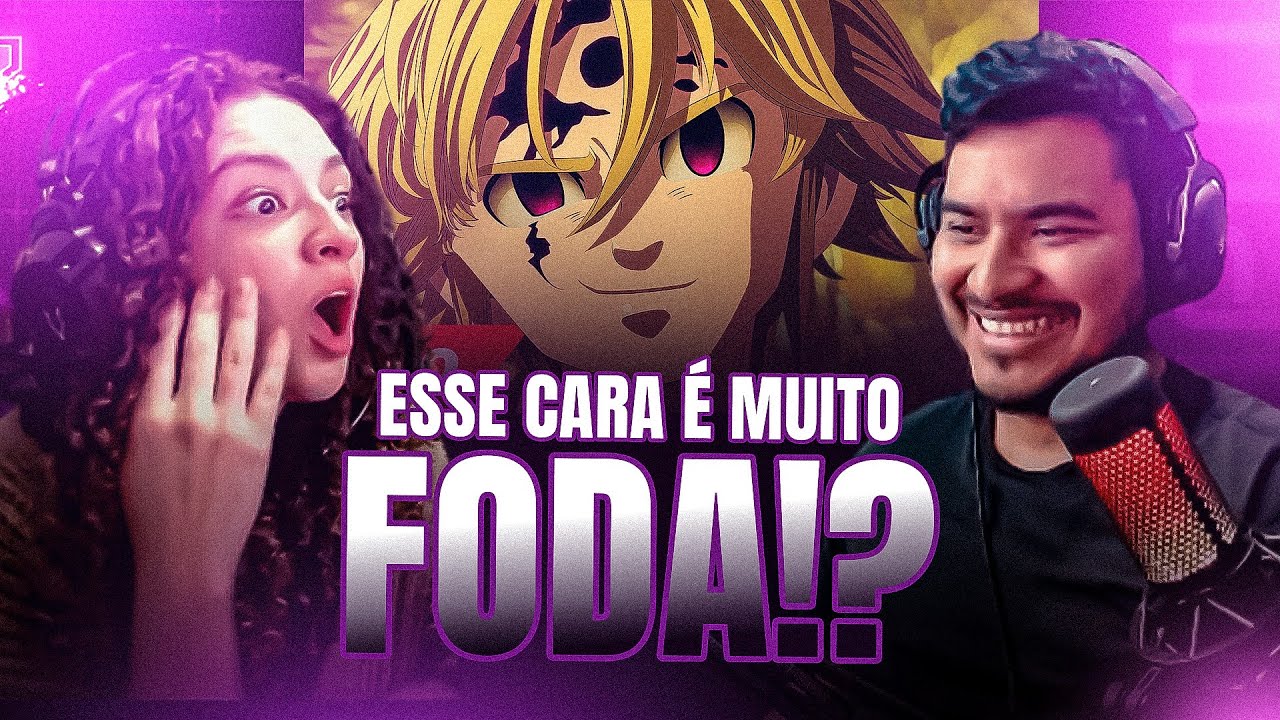 REACT EM CASAL: 7 Minutoz | Rap do Meliodas (Nanatsu no Taizai) - EU SOU O CAPITÃO | NERD HITS