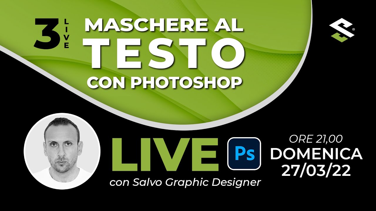 LIVE - Maschere al testo con Photoshop