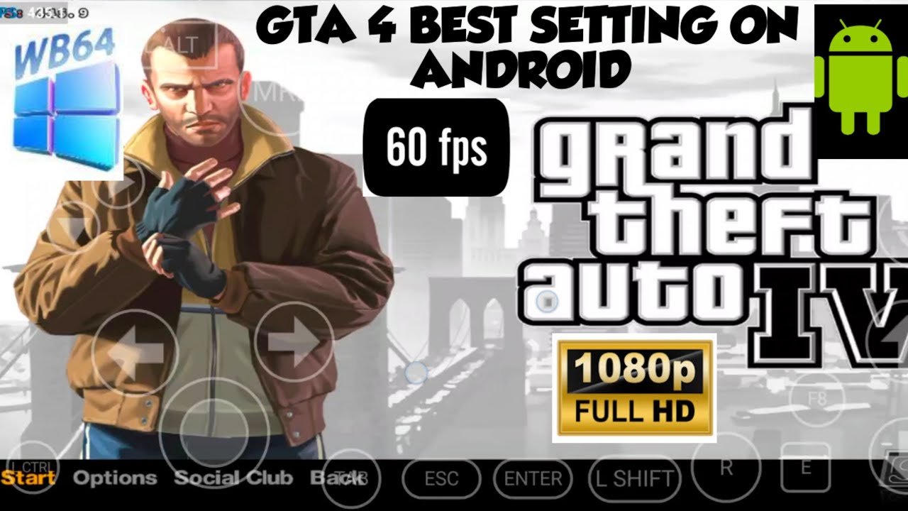 GTA1V On ANDROID(Winlator)WB64 VERSION Best setting Apply Smooth Gameplay Experience 60fps LowDevice