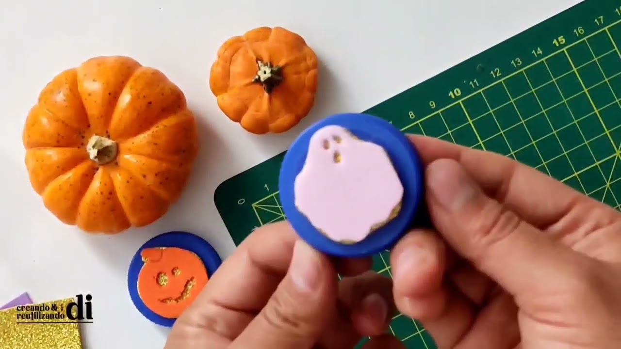 Sellos caseros 🧡 fáciles de hacer 😉 halloween.