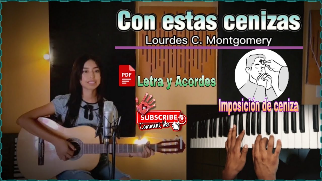 Con estas cenizas - Canto para la imposición de ceniza (Letra y Acordes PDF)