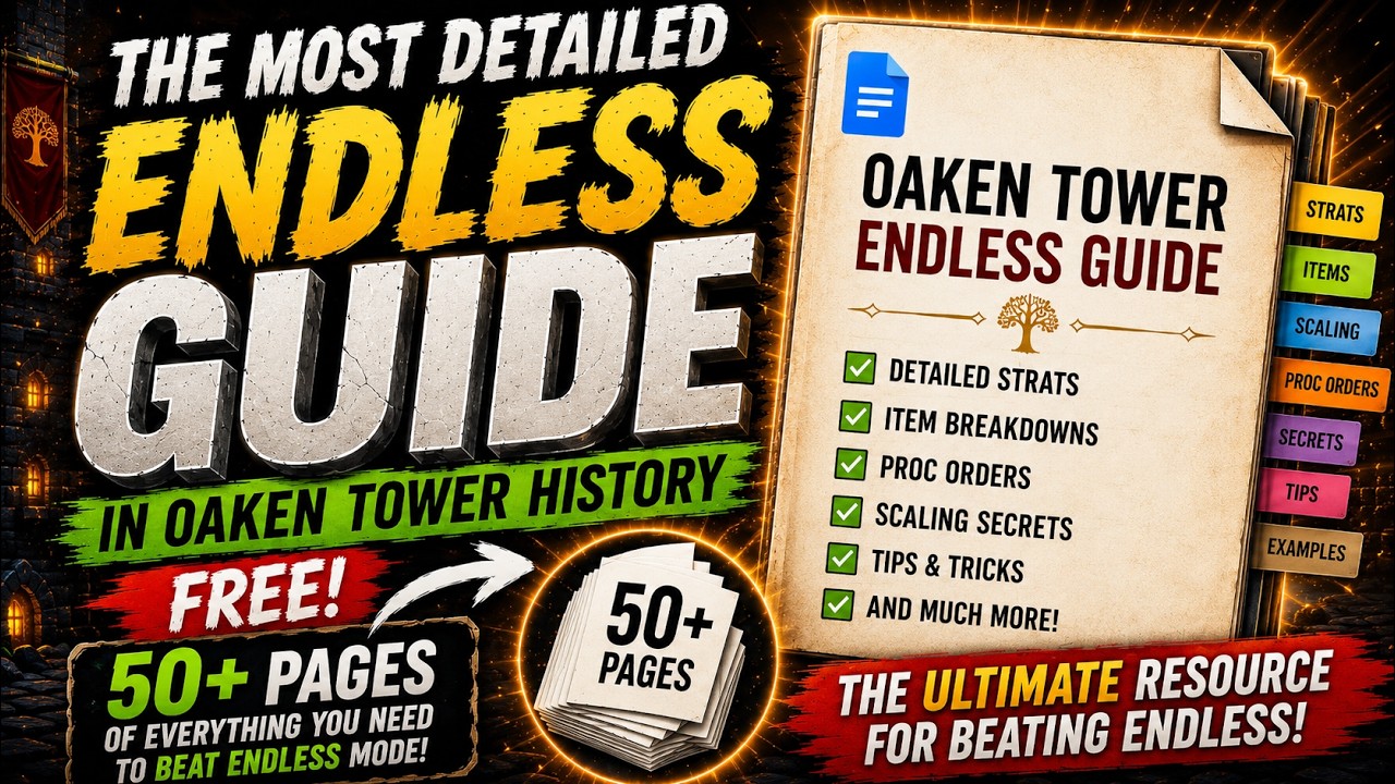 The Ultimate Oaken Tower Endless Guide Is Finally Here