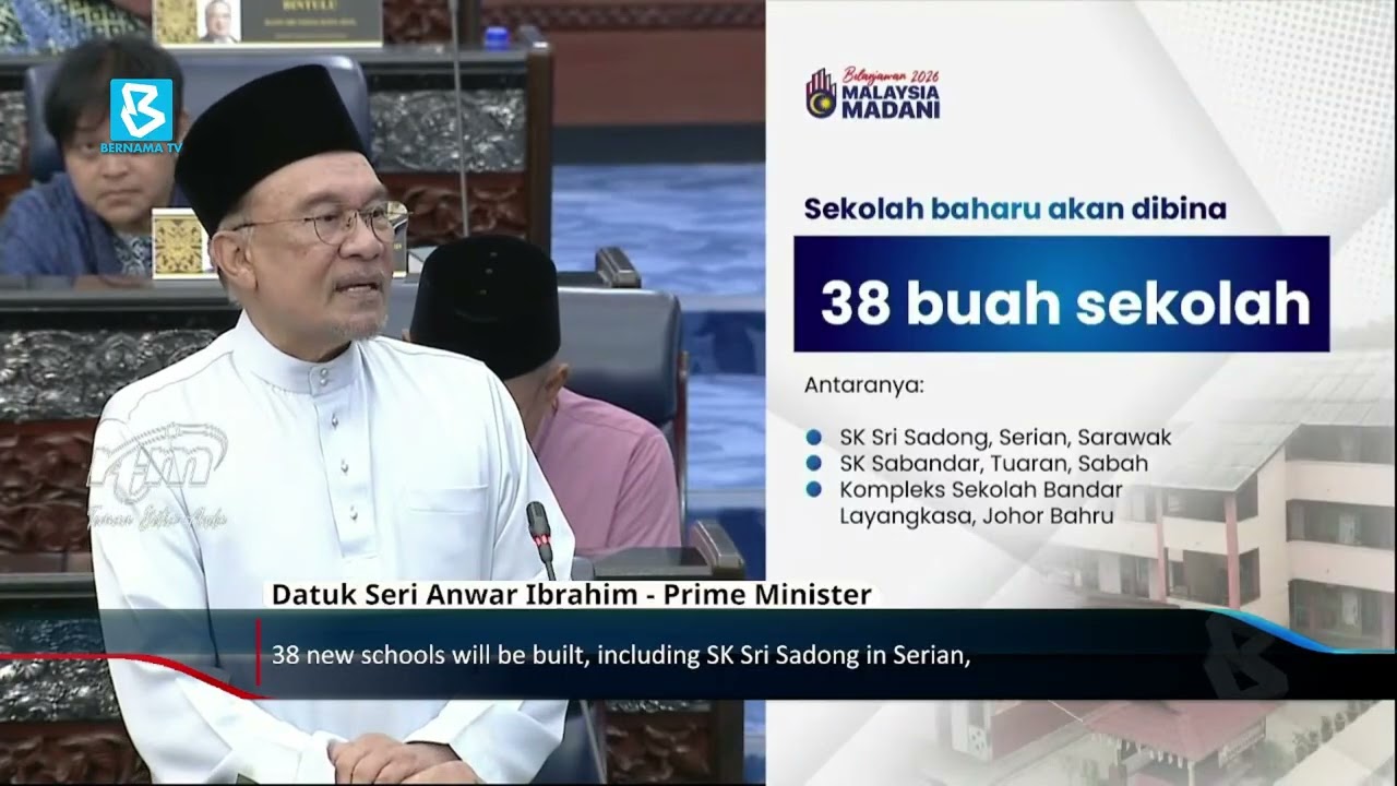 Budget 2026: Education ministry gets RM66.2 bln allocation