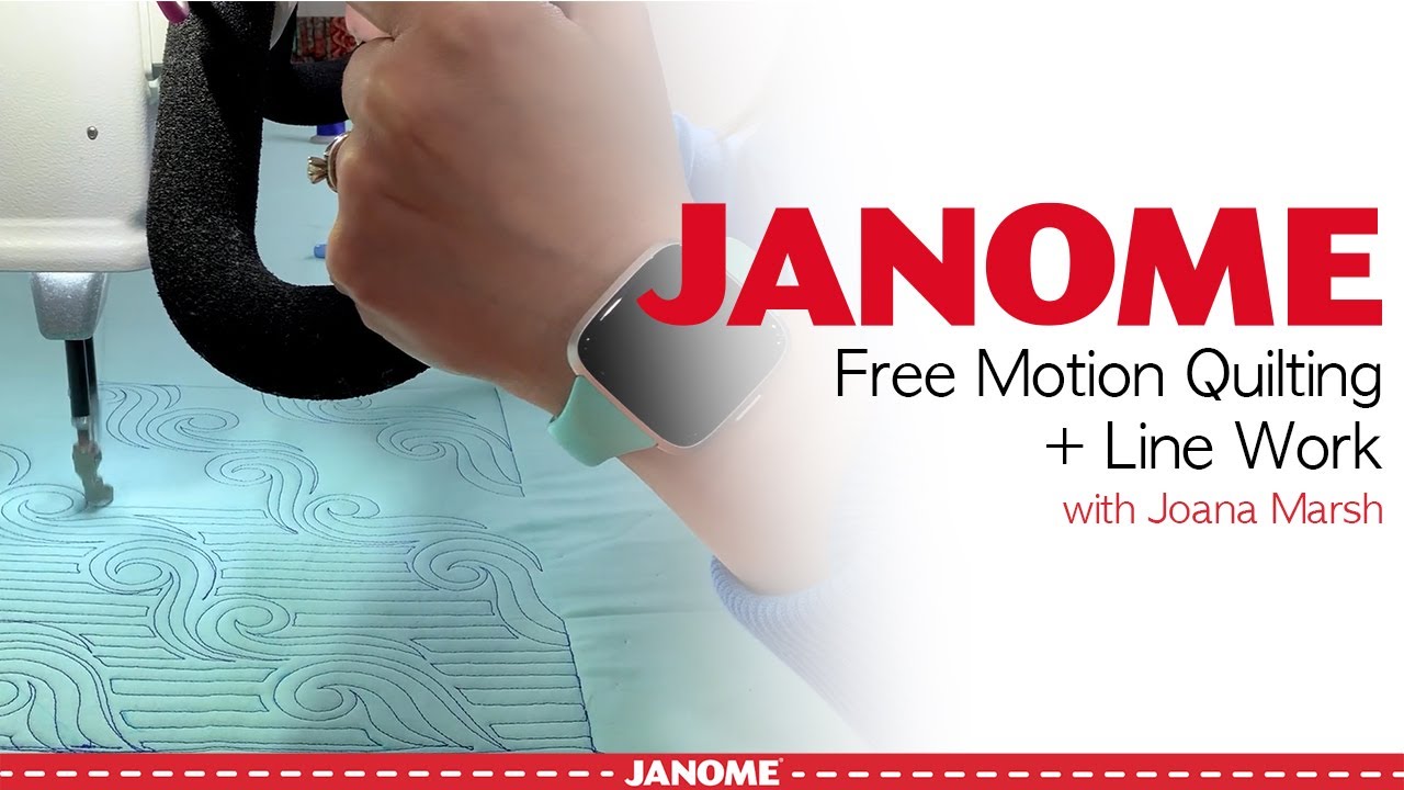 Free Motion Quilting + Line Work on Your Long-Arm with Joana Marsh