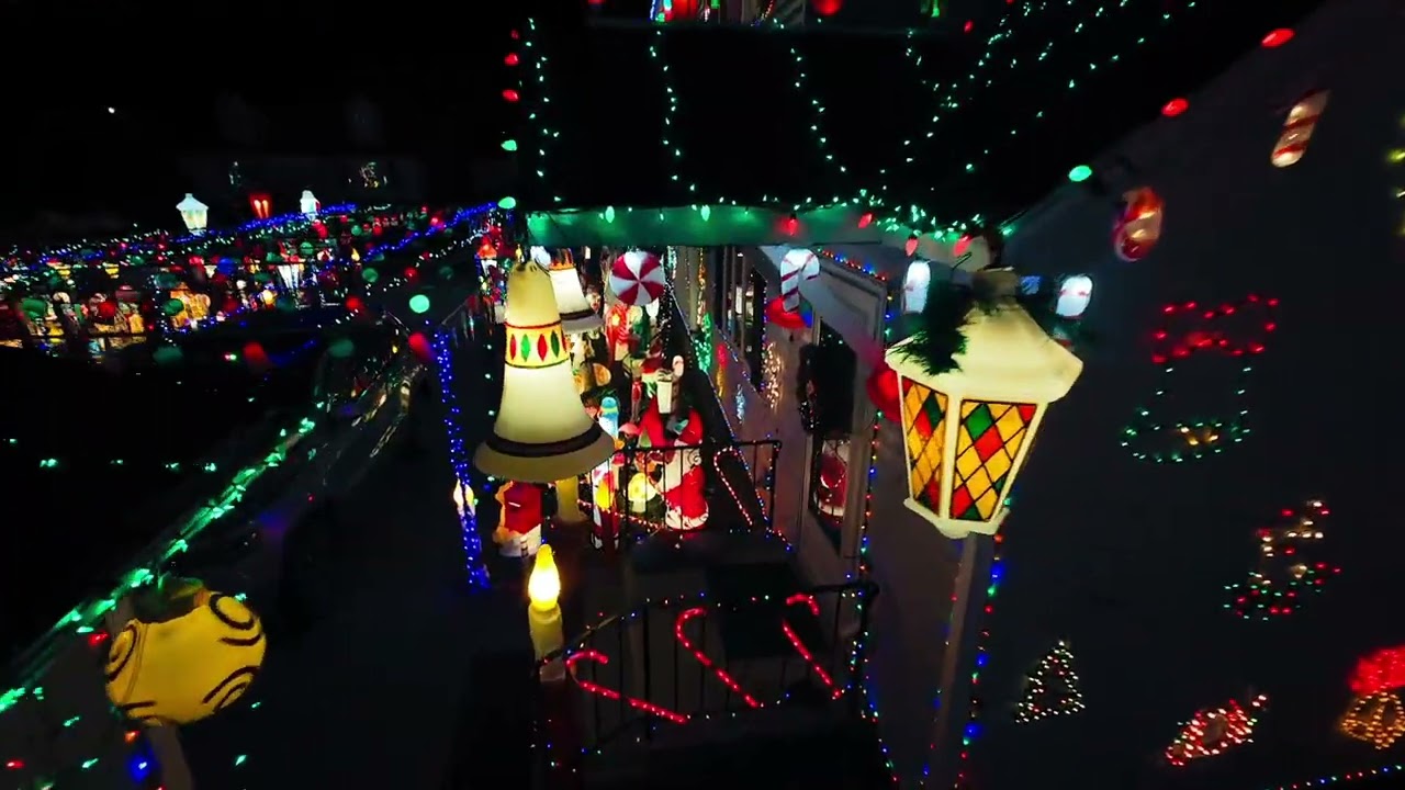 The Peckville Christmas House in FPV using the DJI Avata 2!
