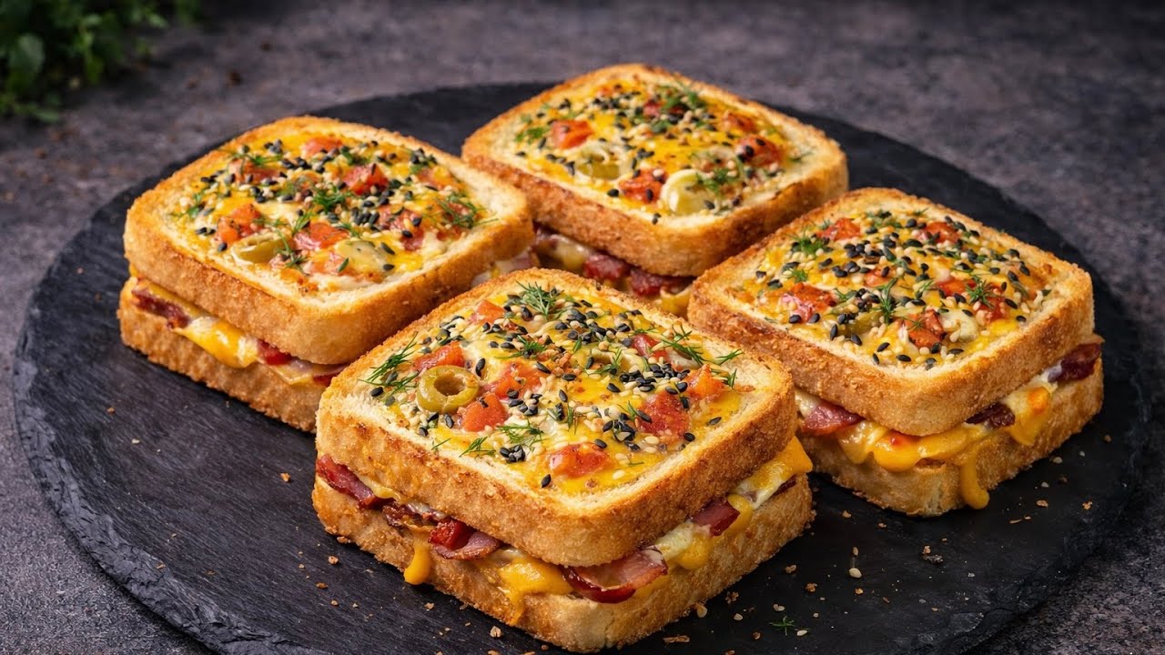 So hast du Toast noch nie gegessen! Eier im Brot mit cremiger Füllung