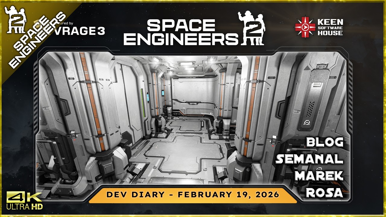 📓BLOG SEMANAL MAREK ROSA📓19/02/2026 ||Space Engineers 2||  Gameplay Español