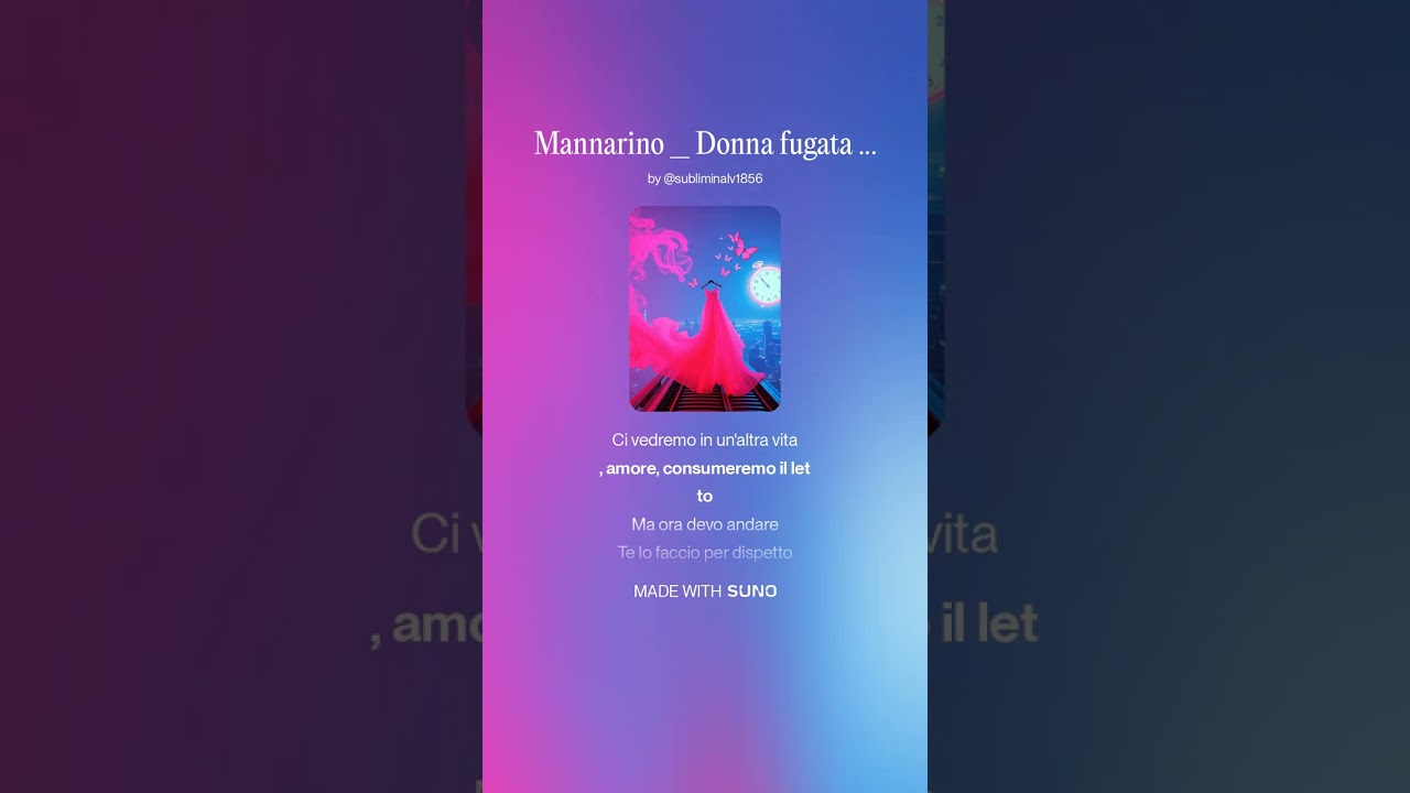 Mannarino   Donna fugata Cover