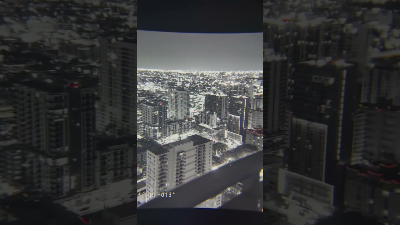 First eyes through overlooking the city w the ShineNyx G1A  a fusion monocular digital night thermal