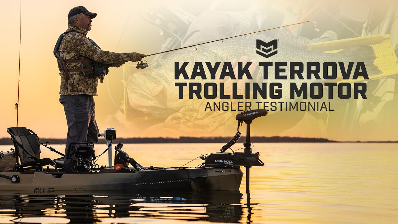 Pro Kayak Angler Tries the Minn Kota Kayak Terrova Trolling Motor