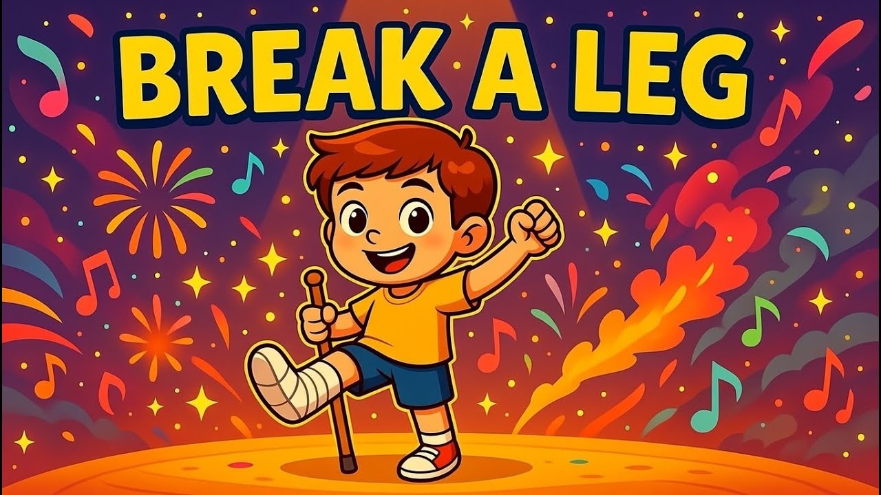Break A Leg 🎶🎵  |  Fun Idiom Song for Kids Learning English (#8)