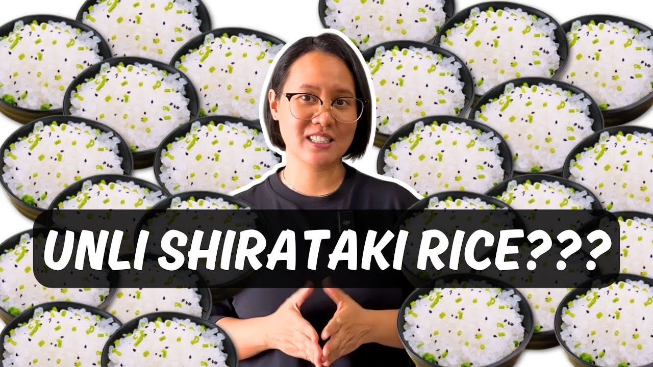 Unli SHIRATAKI RICE? Totoo ba yun dahil halos walang calories?